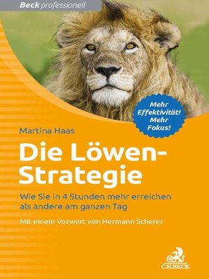 cover image of Die Löwen-Strategie